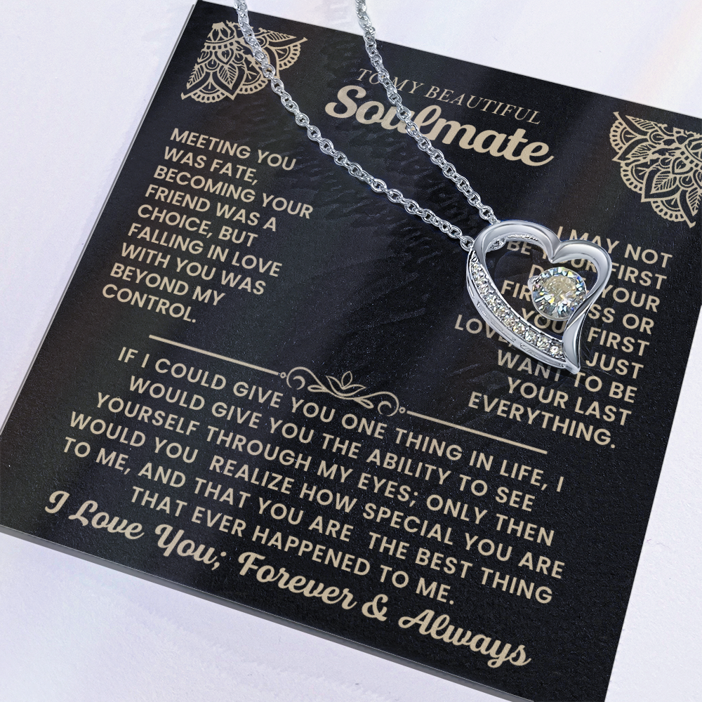 To My Beautiful Soulmate Necklace.