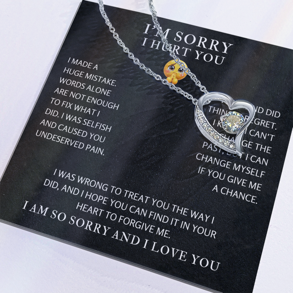 I'M SORRY FOREVER LOVE NECKLACE.