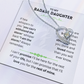 To My Badass Daughter Necklace.