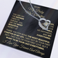 To My Baby, My Valentine Necklace.