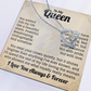 To My Queen, I Love You Always & Forever Necklace.