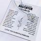 To My Beautiful Daughter Personalized Forever Love Necklace.