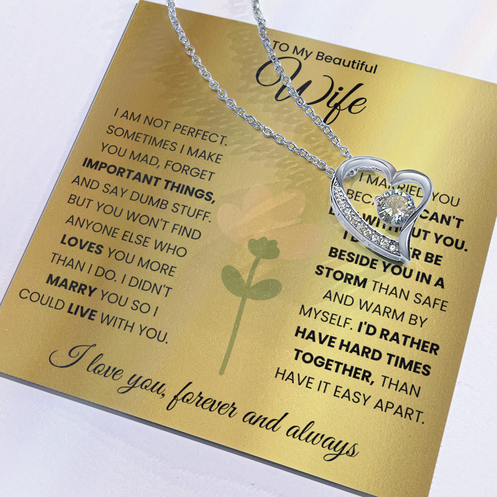 To My Beautiful Wife Necklace (Limited Edition)