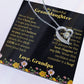 To My Beautiful Granddaughter Necklace from Grandpa.