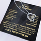 To My Baby, My Valentine Necklace from Veteran.