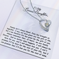 To My Bonus Daughter Necklace.