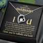 To My Smokin' Hot Shieldmaiden Necklace. (Almost sold out)