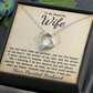 To My Beautiful Wife Forever Love Necklace.