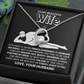 To My Beautiful Wife Forever Love Necklace. (Almost sold out)