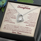 To My Daughter Necklace from Mom.