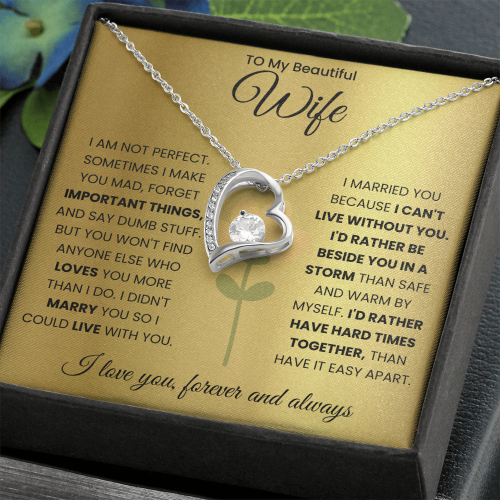To My Beautiful Wife Necklace (Limited Edition)
