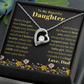 To My Beautiful Daughter Necklace from Dad.