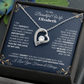 To My Beautiful Wife Personalized Name Necklace.