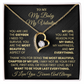 To My Baby, My Valentine Necklace.
