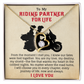 To My Riding Partner For Life Necklace