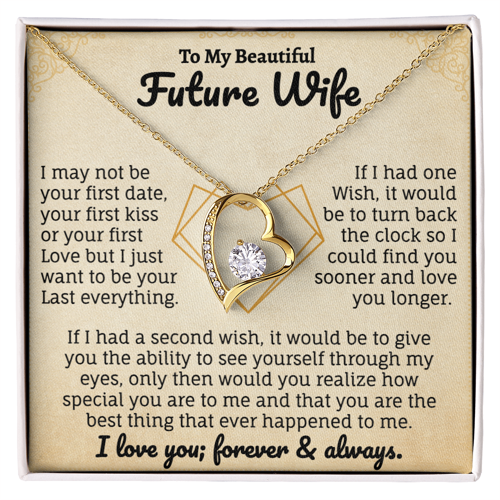 To My Beautiful Future Wife Necklace.