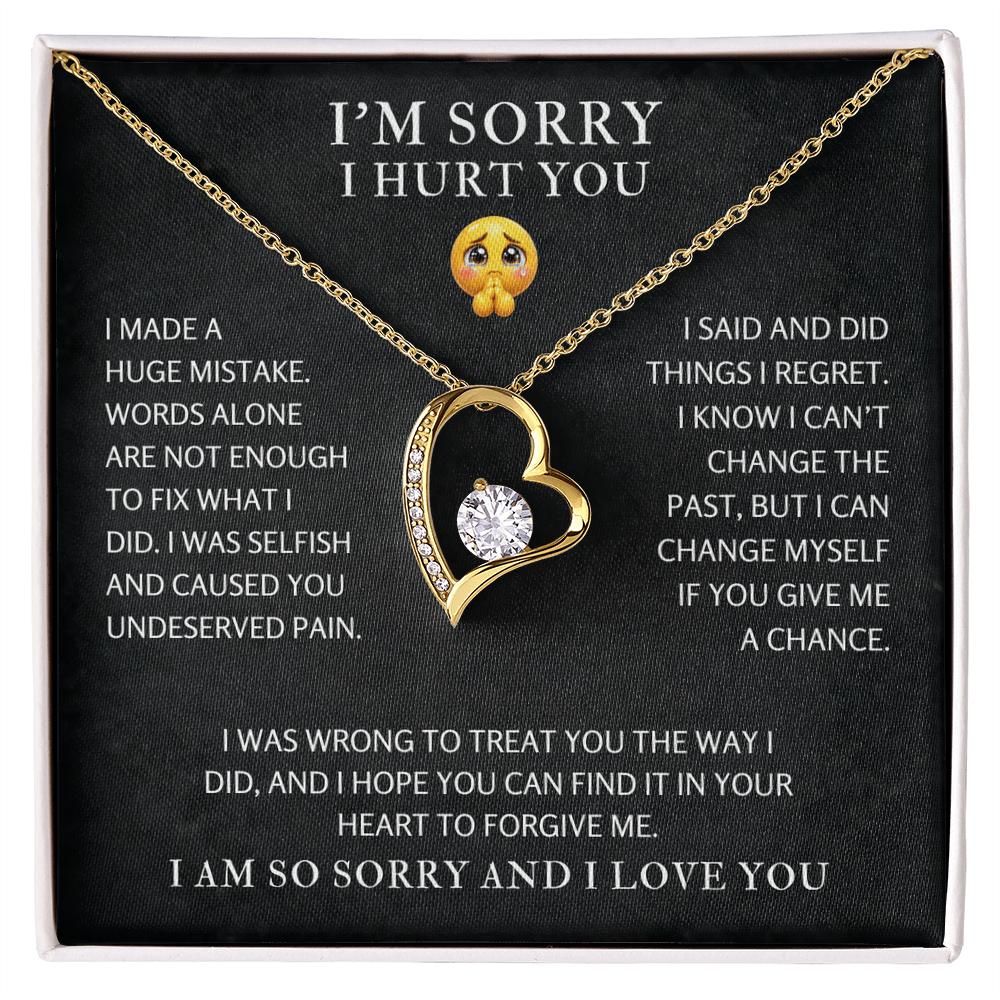 I'M SORRY FOREVER LOVE NECKLACE.