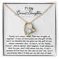 To My Bonus Daughter Necklace.
