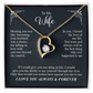 To My Wife, I Love You Always & Forever Necklace.