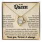To My Queen, I Love You. Forver & Always.
