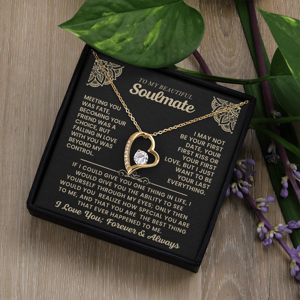 To My Beautiful Soulmate Necklace.