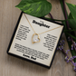 To My Daughter Forever Love Necklace Set.