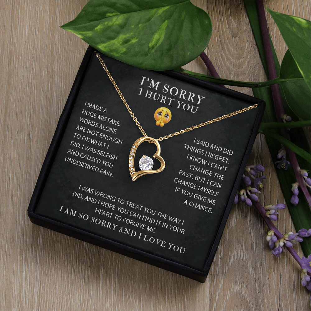 I'M SORRY FOREVER LOVE NECKLACE.