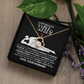 To My Beautiful Wife Forever Love Necklace. (Almost sold out)