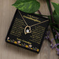 To My Beautiful Granddaughter Necklace from Grandpa.
