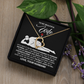 To My Beautiful Forever Love Necklace. (Almost sold out)