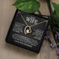 To My Wife Necklace (Almost sold out)