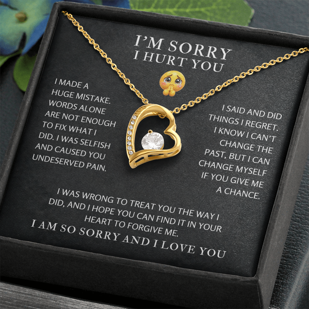 I'M SORRY FOREVER LOVE NECKLACE.