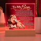 To My Son, Acrylic Plaque from Dad.