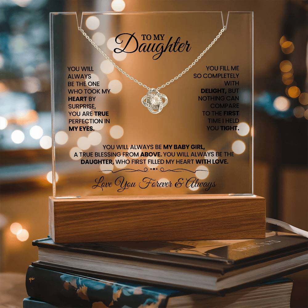 To My Daughter I Love You Forever & Always Acrylic Bundle