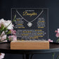 To My Beautiful Daughter Keepsake Acrylic Bundle.
