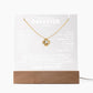 To My Daughter Daddy Loves You Keepsake Necklace.