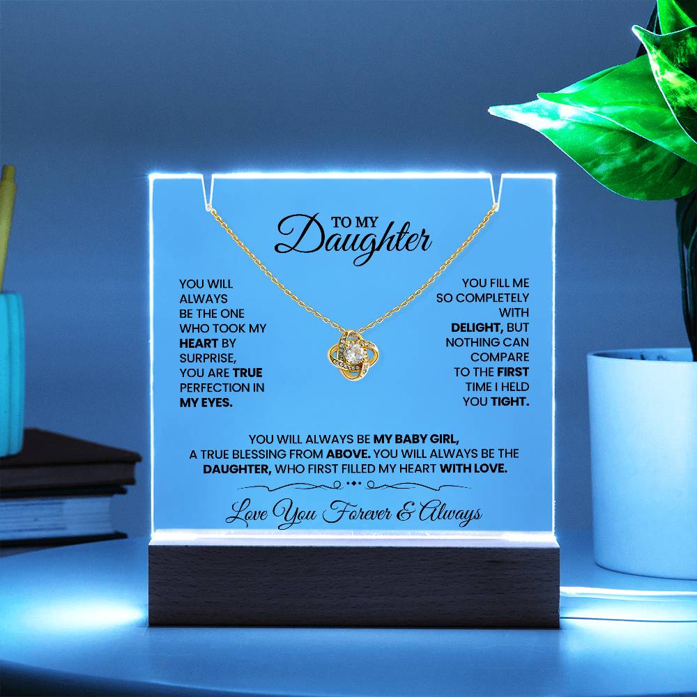 To My Daughter I Love You Forever & Always Acrylic Bundle