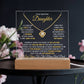 To My Beautiful Daughter Keepsake Acrylic Bundle.
