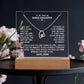 To My Bonus Daughter | HEART MAKES US FAMILY | KEEPSAKE ACRYLIC BUNDLE.