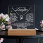 Unique Gift for Daughter From Mom "YOU ARE MY SUNSHINE" White Acrylic Plaque