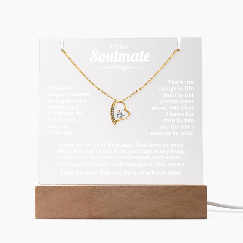 To My Soulmate Keepsake Acrylic Bundle.