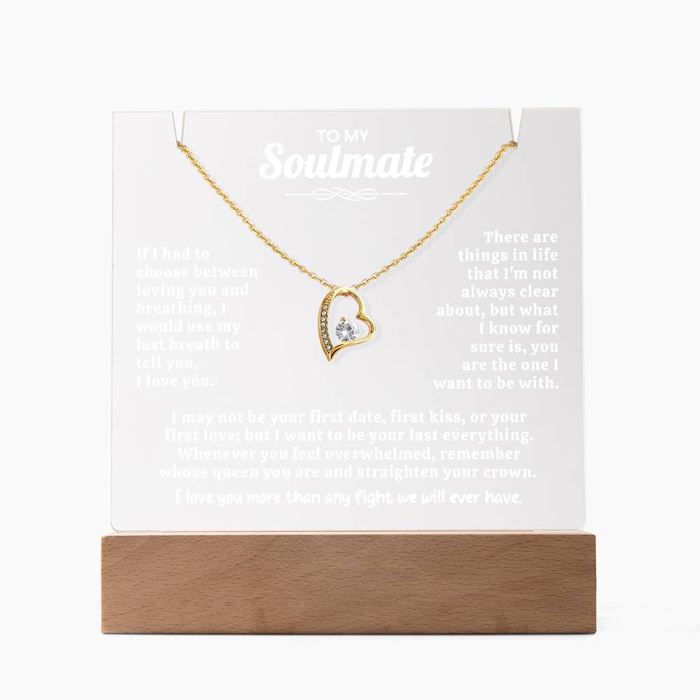 To My Soulmate Keepsake Acrylic Bundle.