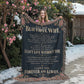 To My Beautiful Wife Heirloom Woven Blanket.