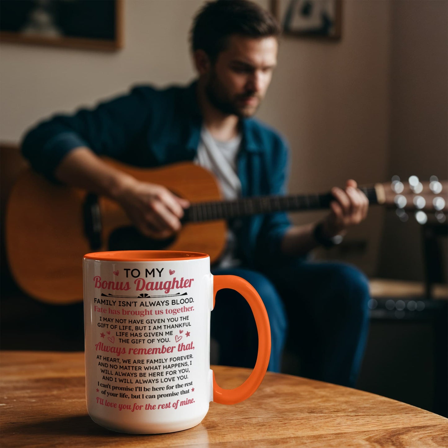 To My Bonus Daughter Mug.