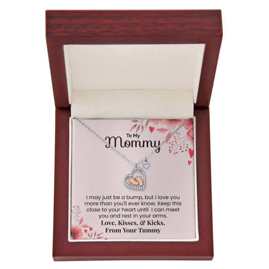 To My Mommy, I may just be a bump Necklace.(Almost sold out)