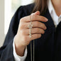 To My Bonus Daughter Personalized Graduation Cap Name Necklace.