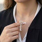 To My Bonus Daughter Personalized Graduation Cap Name Necklace.