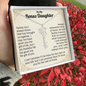 To My Bonus Daughter Personalized Graduation Cap Name Necklace.