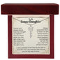 To My Bonus Daughter Personalized Graduation Cap Name Necklace.