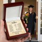 To My Daughter Graduation Necklace from Dad.